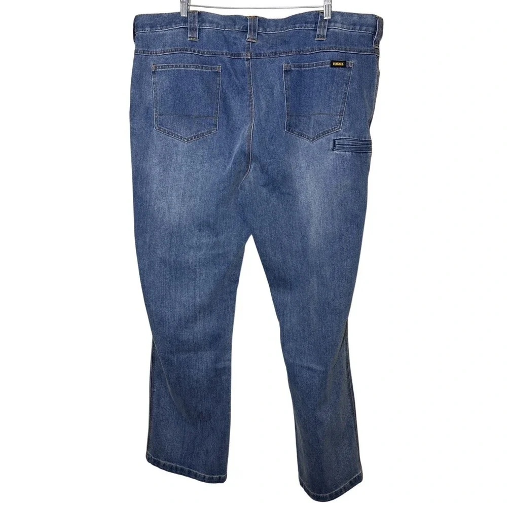 DeWalt Workwear Mens Straight Leg Blue Denim Work Jeans 46x33 NWT‎